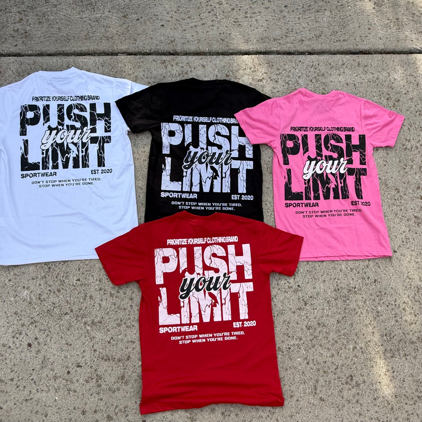 Prioritize Yourself “Push Your Limits” T-Shirt