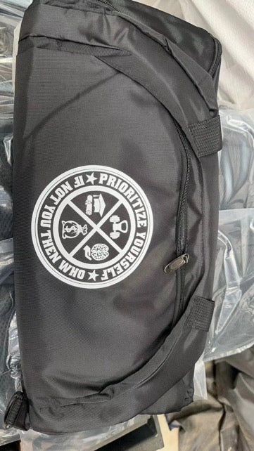 Prioritize yourself gym duffel bag